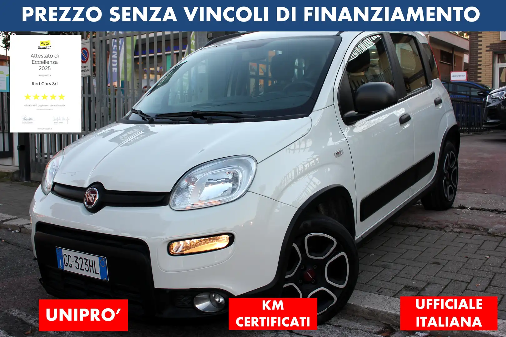 Fiat Panda *PREZZO VERO* HYBRID UNIPRO CITY LIFE KM CERTI - 1