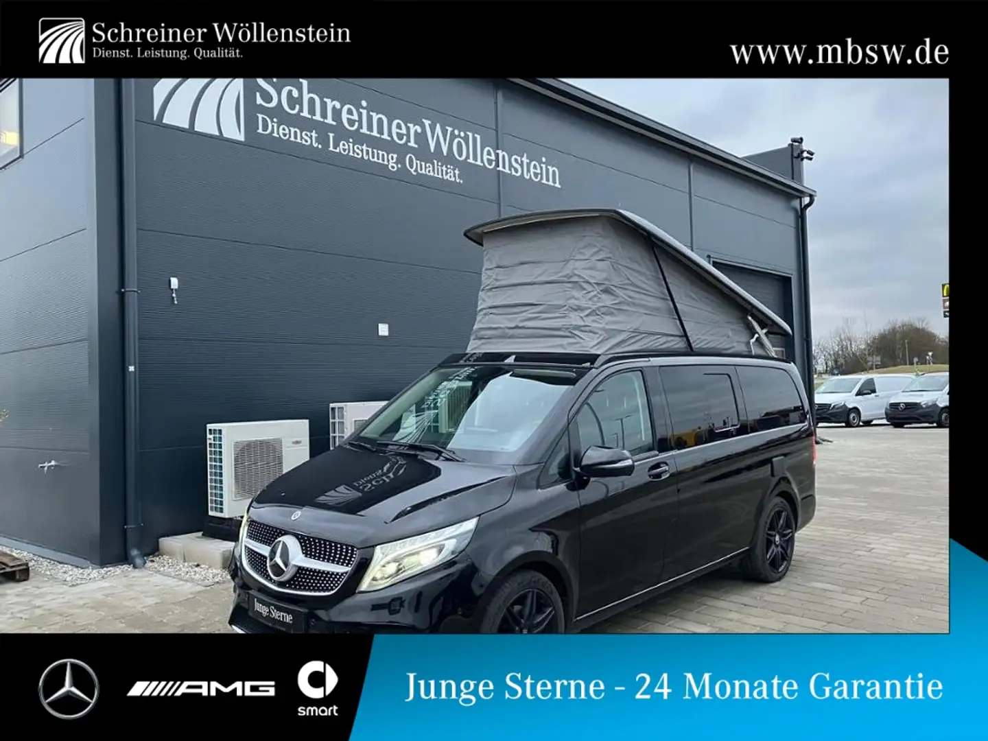 Mercedes-Benz V 300 d Marco Polo Edition AMG 4M MBUX*Distronic Schwarz - 1