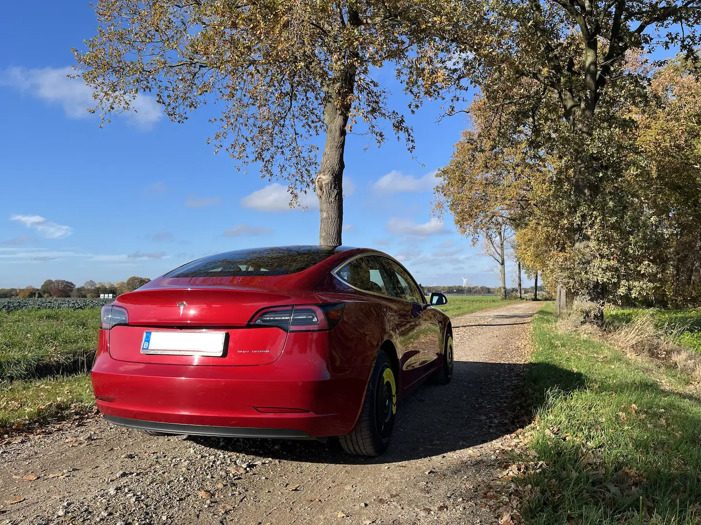 Tesla Model 3 Dual Motor Long Range AWD - Unieke Aerodiscs Rood - 2
