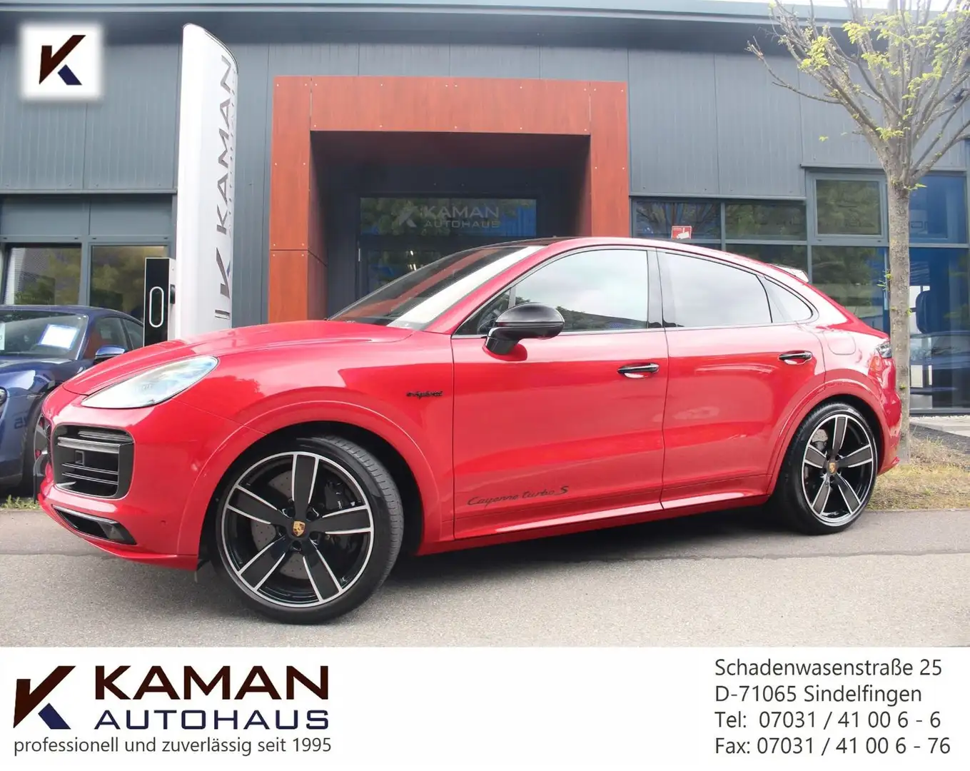 Porsche Cayenne Turbo S E-Hybrid Coupe VOLL! NP231.000€! Rouge - 1