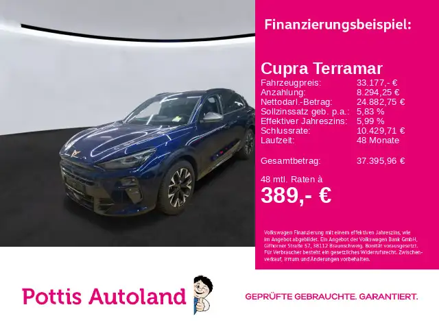 Cupra Terramar 1.5 eTSI DSG NAVI HuD KAMERA SITZHZG