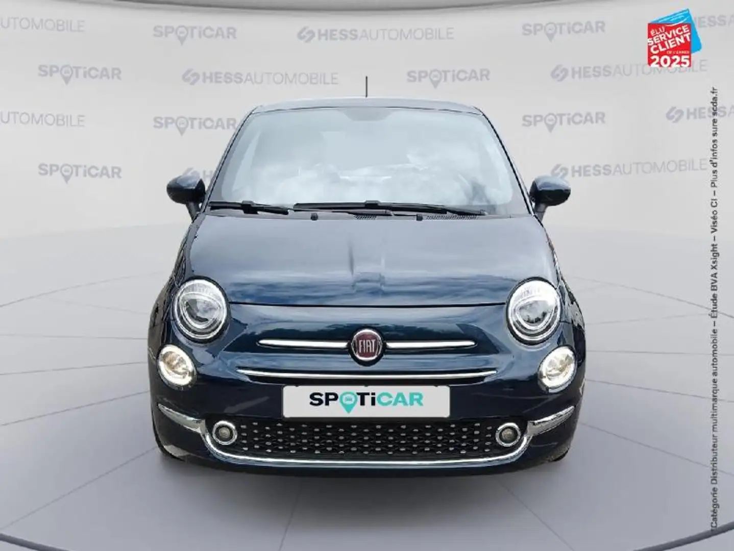 Fiat 500e 1.2 8v 69ch Eco Pack Lounge Euro6d Bleu - 2
