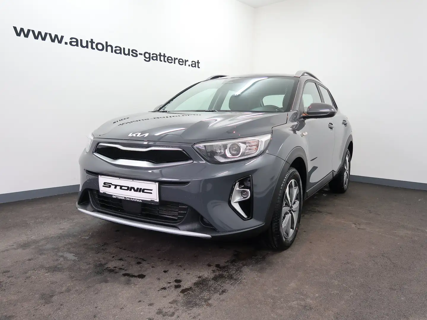 Kia Stonic 1,0 TGDI GPF ISG Silber Grau - 2