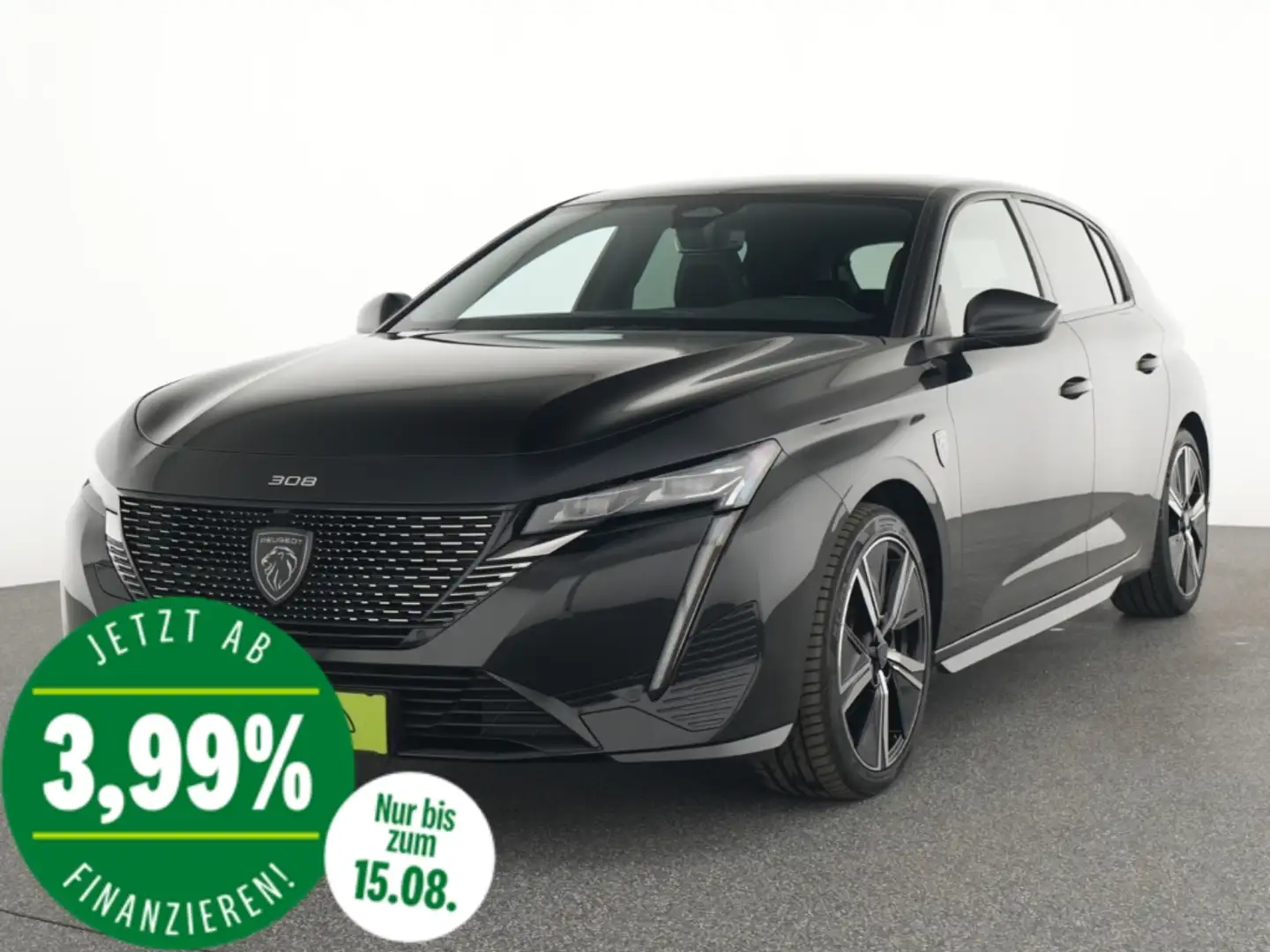 Peugeot 308 1.2PureTech Aut.GT+LED+NAVI+KAMERA Black - 1