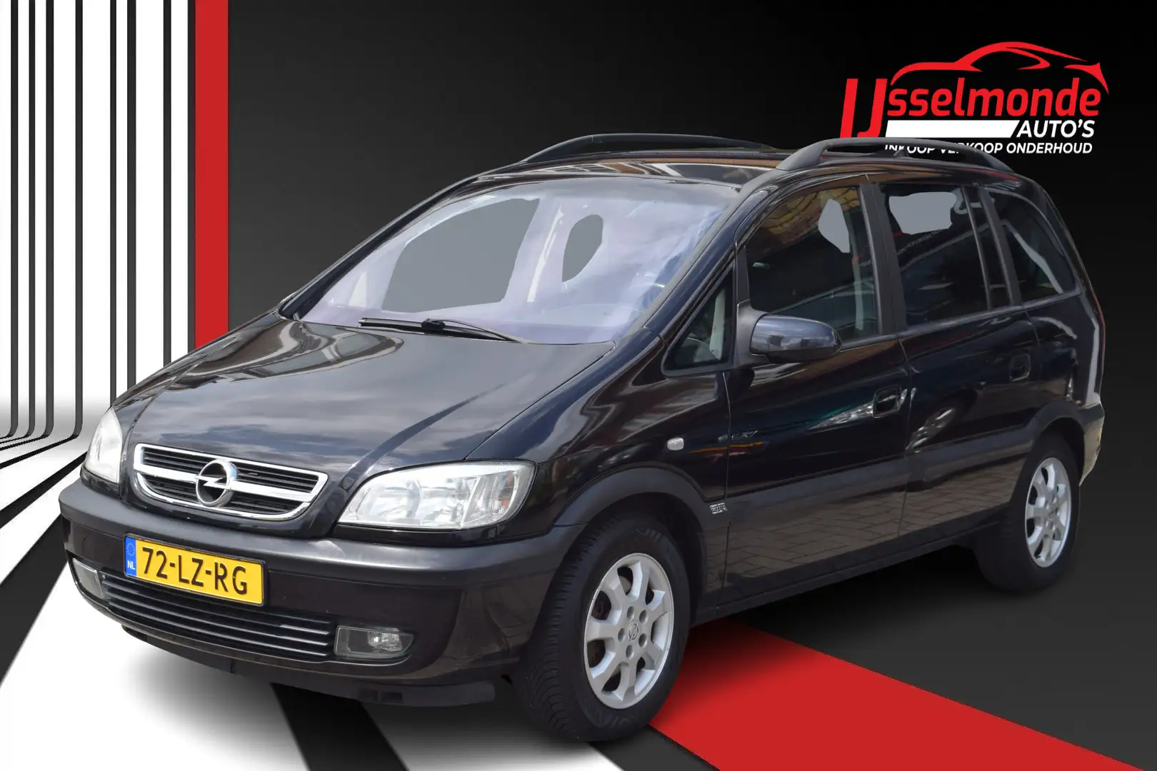 Opel Zafira 1.8-16V Elegance NAP Automaat 7persoons Airco Negro - 1
