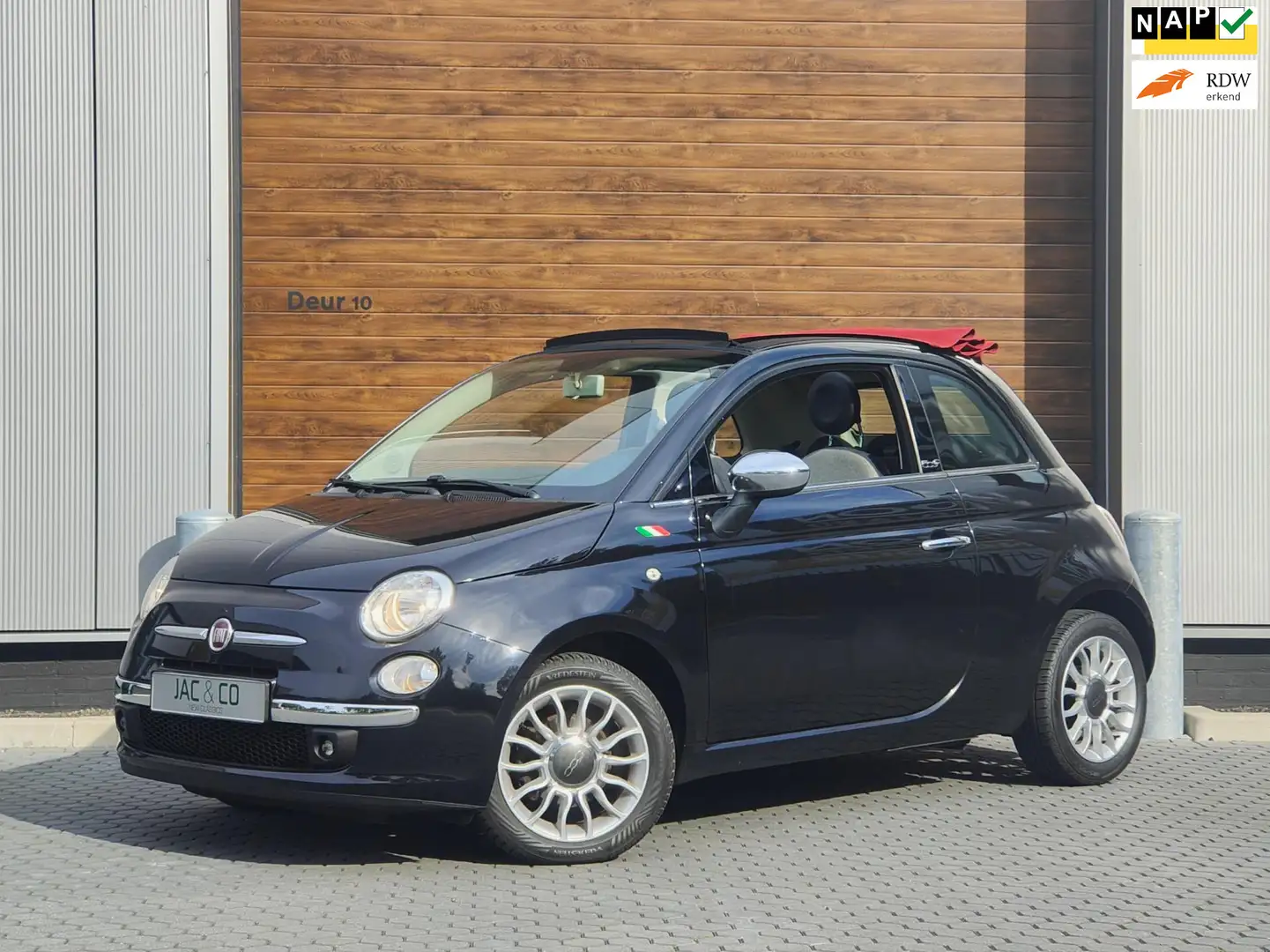 Fiat 500C 0.9 TwinAir Lounge Navigatie - Spotify - Airco Noir - 1