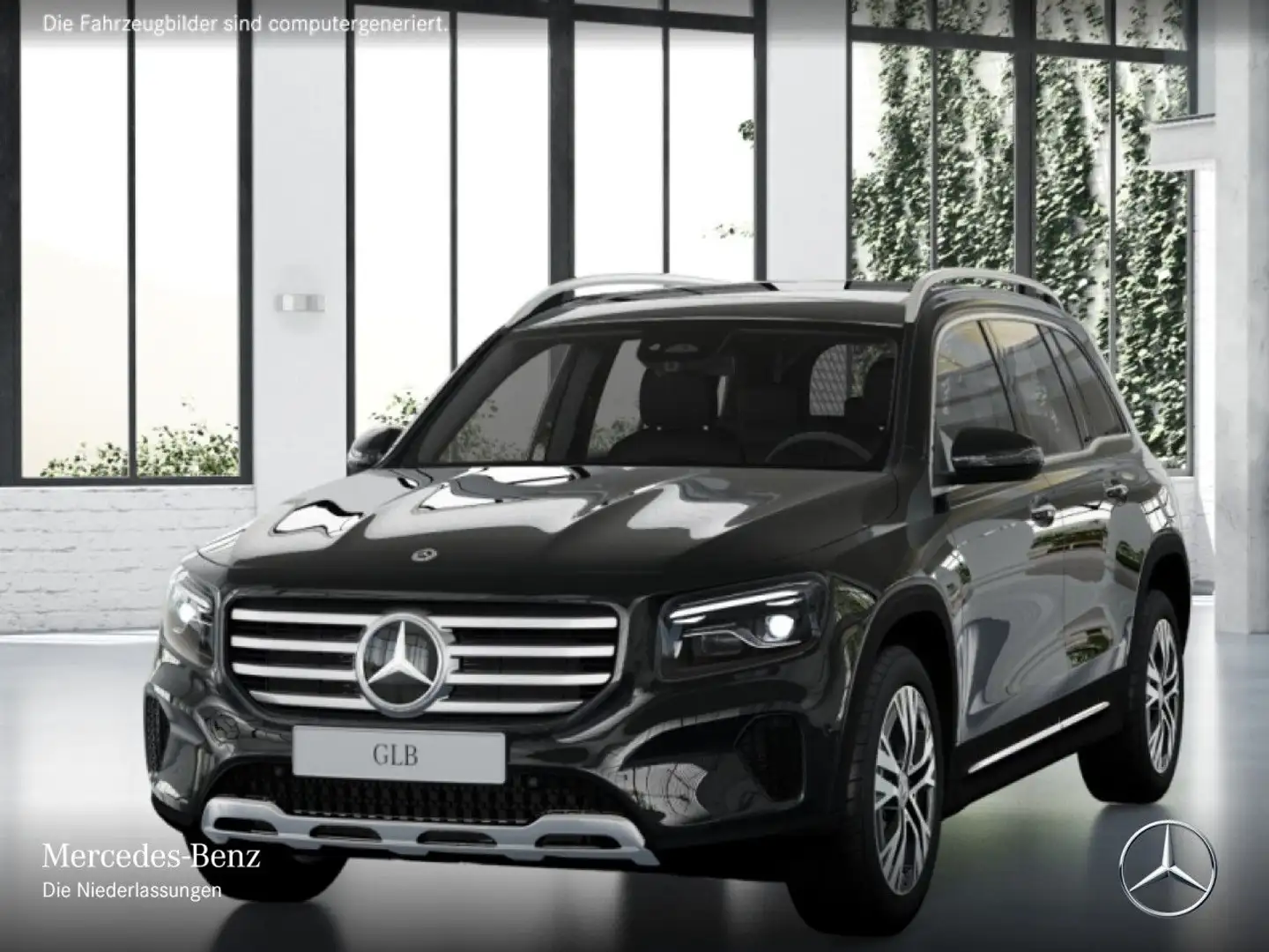 Mercedes-Benz GLB 200 d PROGRESSIVE+PANO+AHK+MULTIBEAM+KAMERA+8G Schwarz - 2