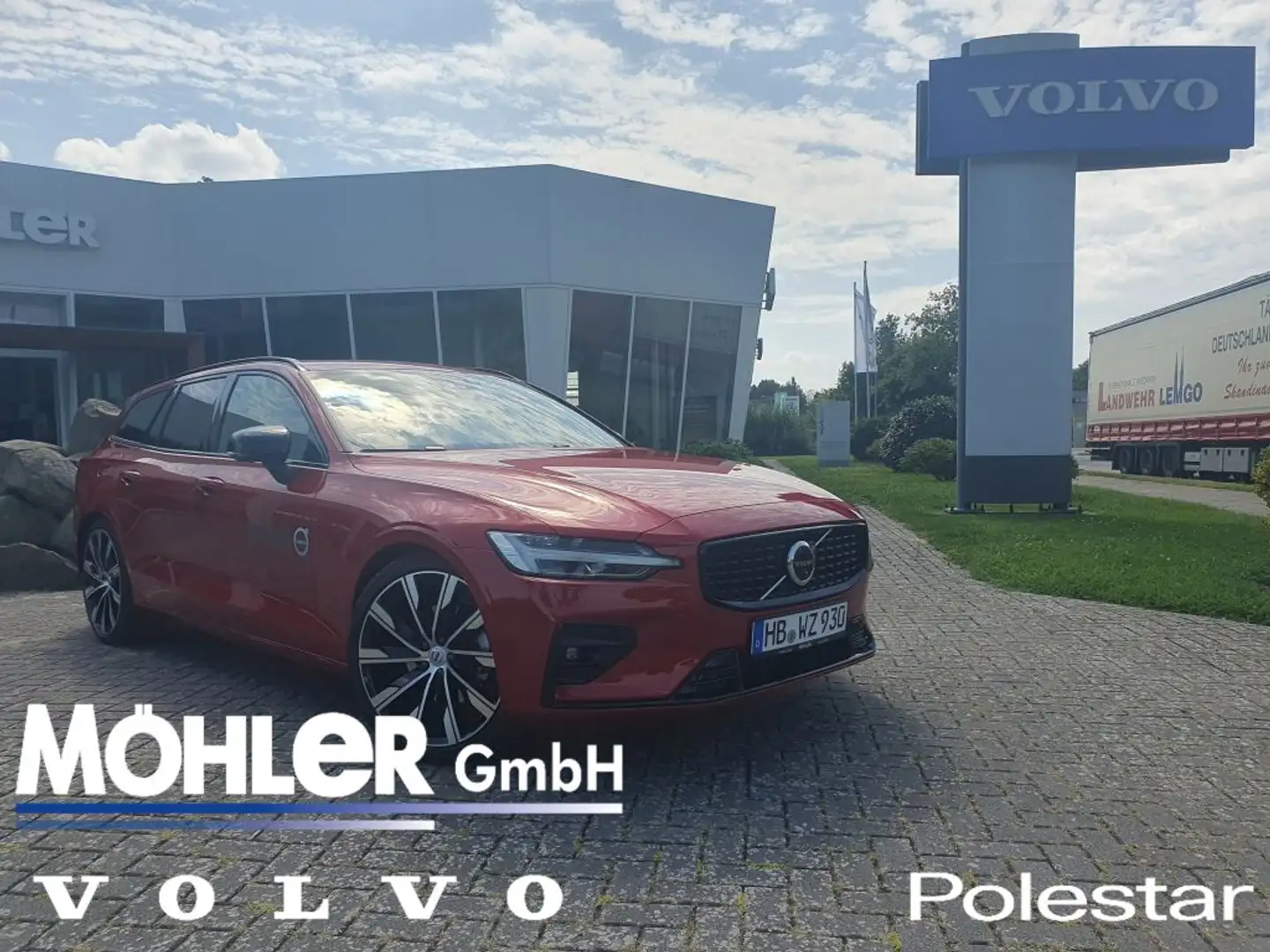Volvo V60 B4 D Plus Dark BLIS, ACC, Pano, 360° Kamera Rot - 1