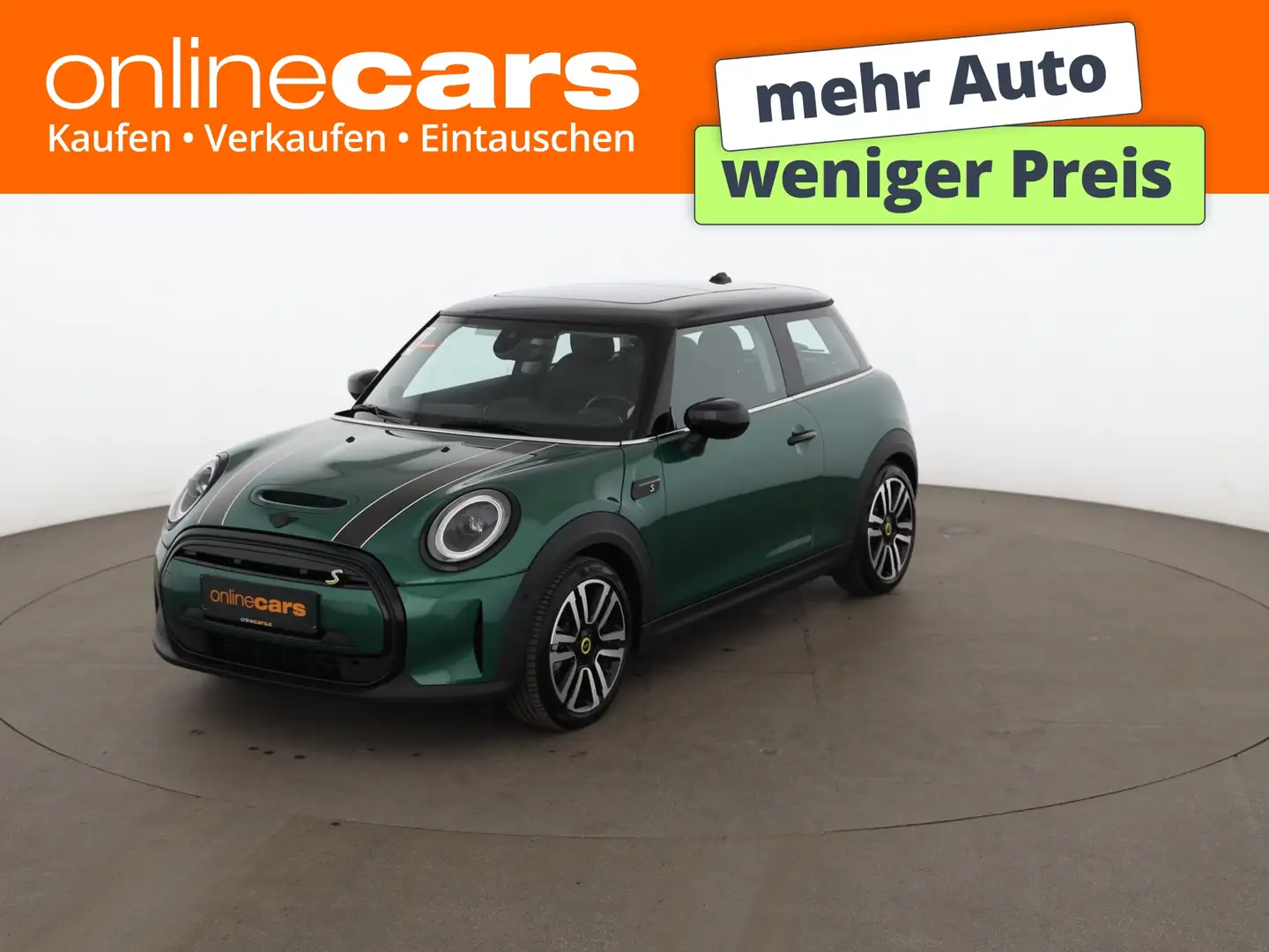 MINI Cooper SE Classic Trim Aut LED SKY HEAD-UP H/K Grün - 1