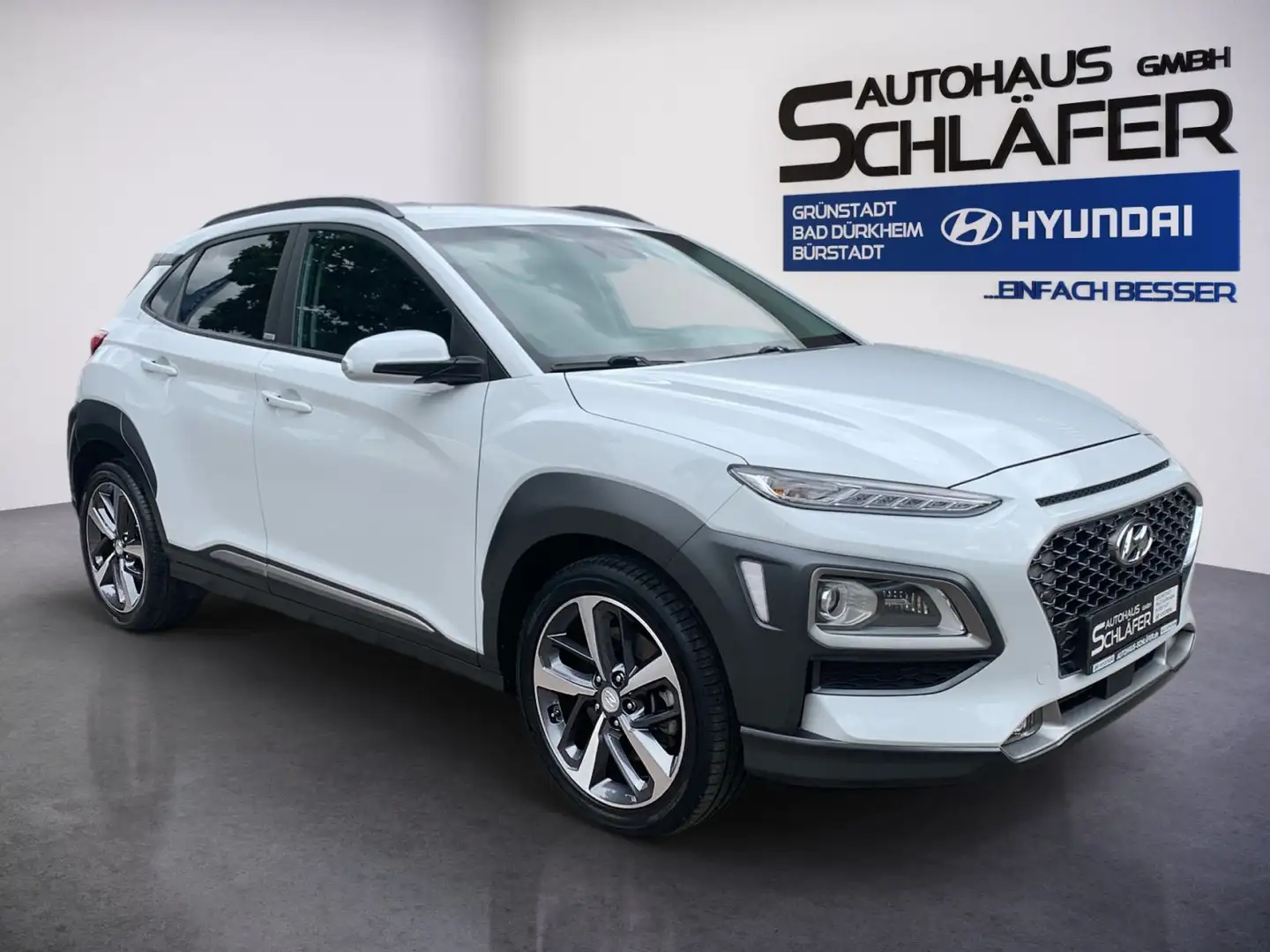 Hyundai KONA KONA 1.6 T-GDI Premium Leder LED Navi Weiß - 2