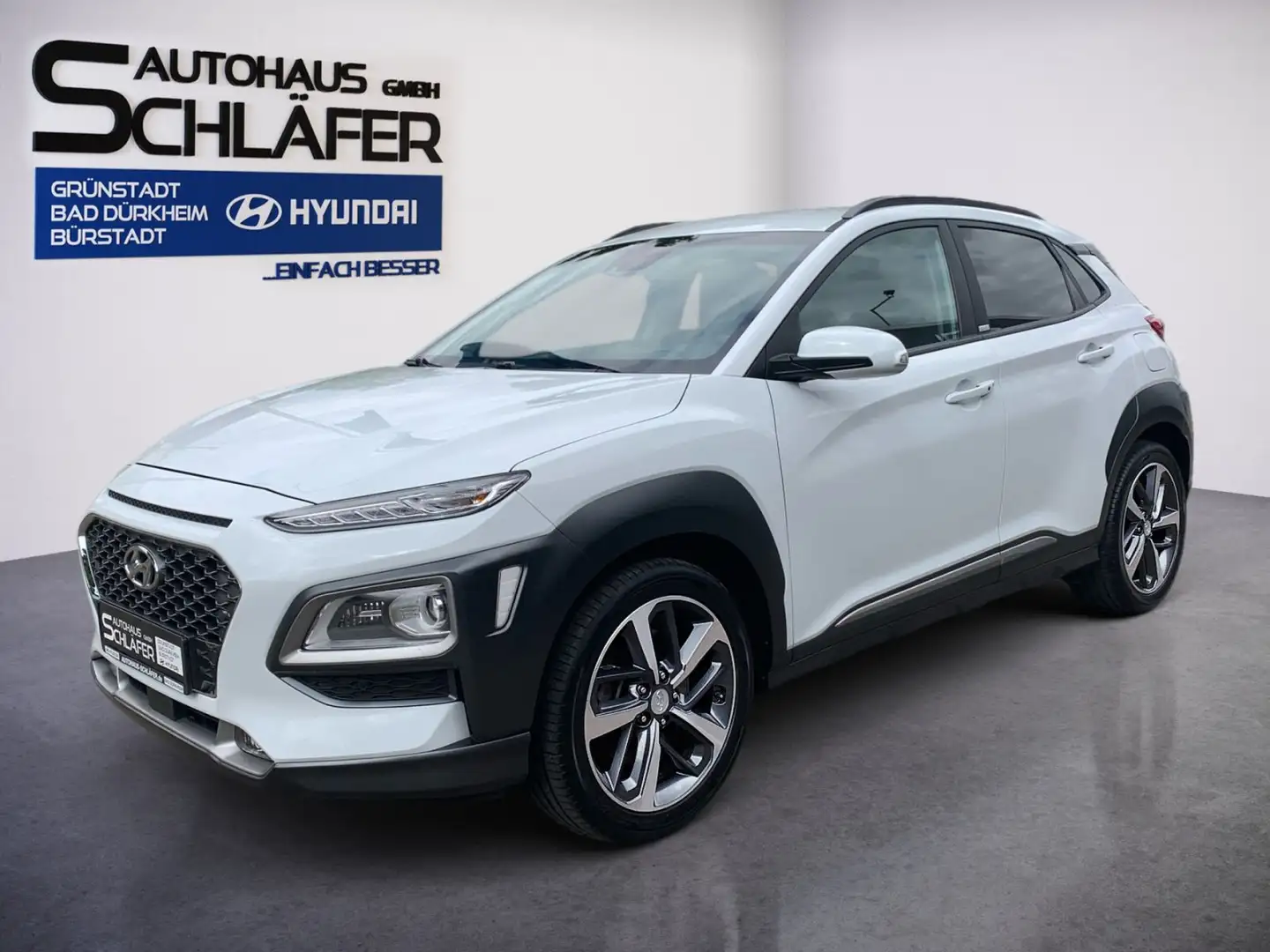 Hyundai KONA KONA 1.6 T-GDI Premium Leder LED Navi Weiß - 1