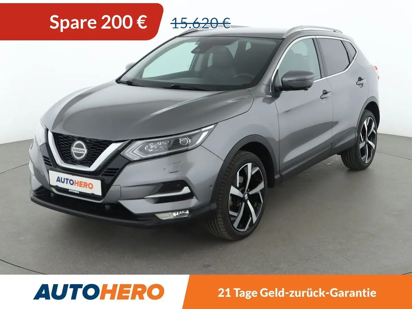 Nissan Qashqai 1.2 Tekna*NAVI*LED*TEMPO*360°CAM*PDC*SHZ* Gris - 1