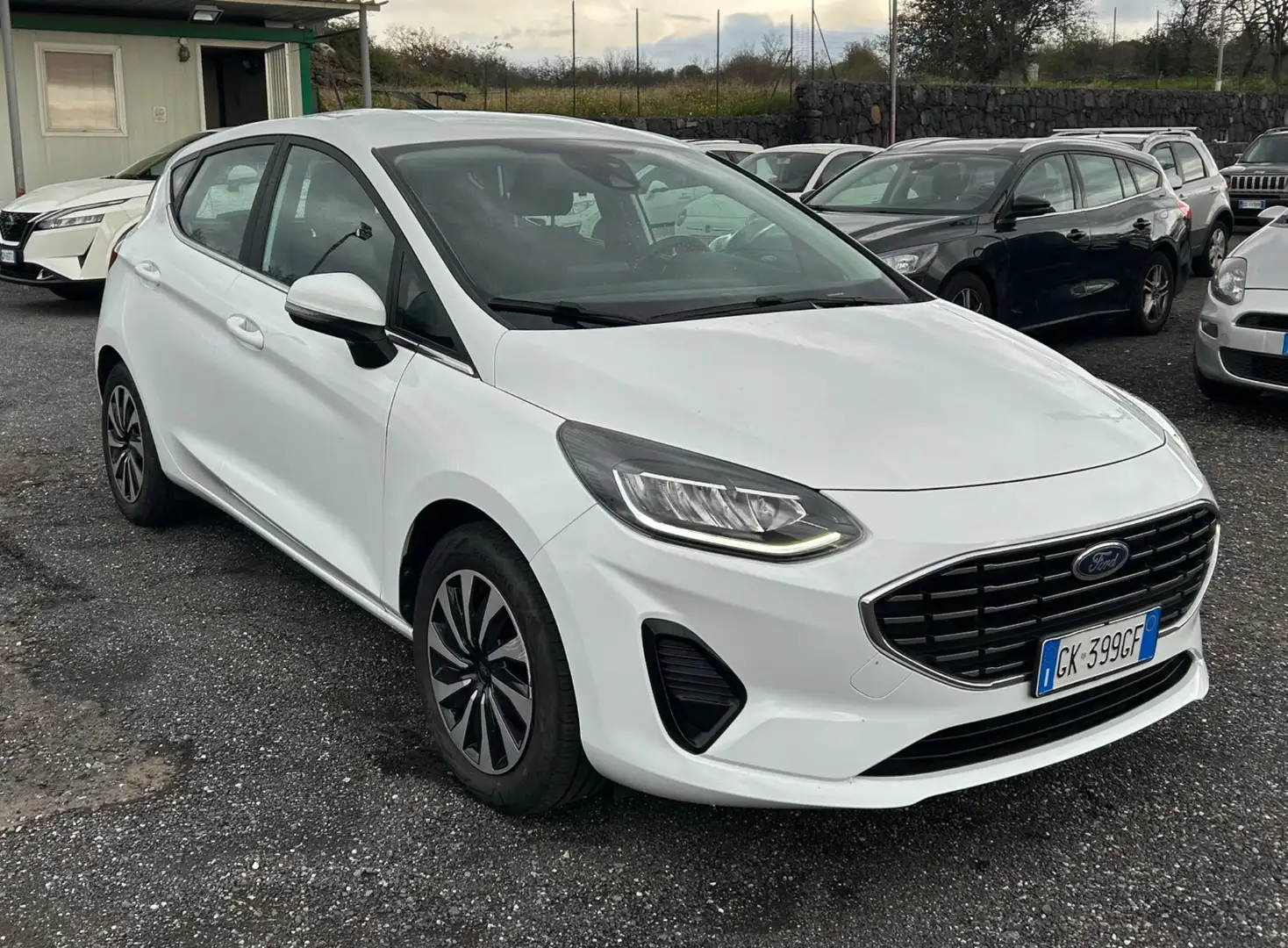 Ford Fiesta 1.0 Ecoboost Hybrid 125 CV 5 porte Titanium Bianco - 1