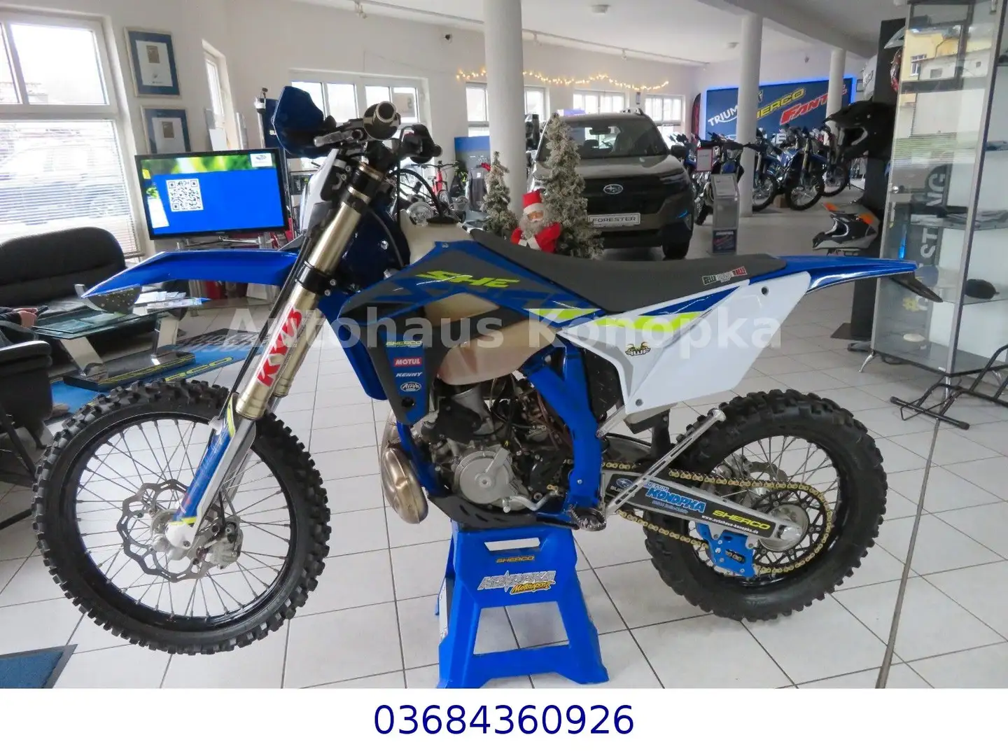 Sherco 300 SEF actory Top Zustand 86BH Blauw - 2