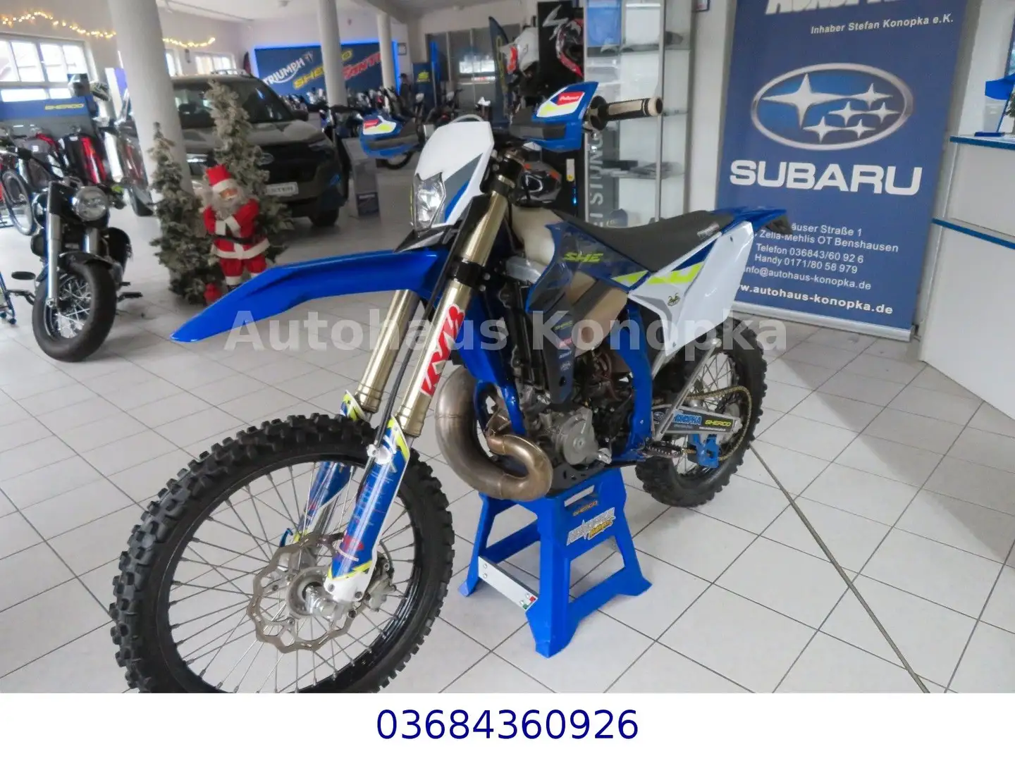 Sherco 300 SEF actory Top Zustand 86BH Blauw - 1