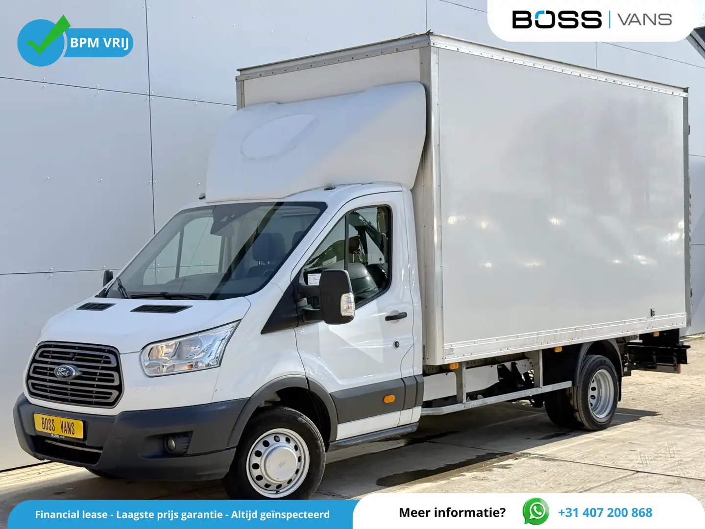 Ford Transit 170pk Laadklep Airco Cruise Control Dubbellucht Zi Wit - 1