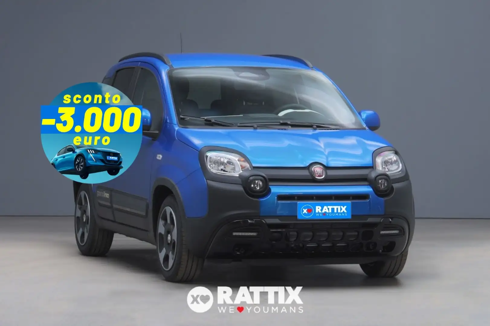 Fiat Panda Pandina 1.0 Firefly Hybrid 70CV Blu/Azzurro - 1