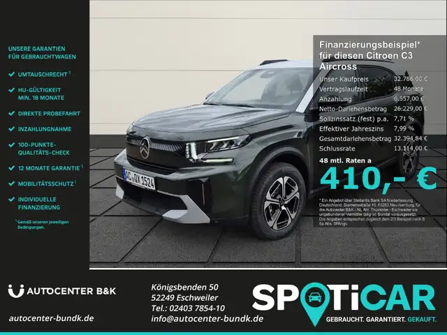 Citroen C3 Aircross e 113 MAX Elektromotor HUD LED Apple CarPlay Andro