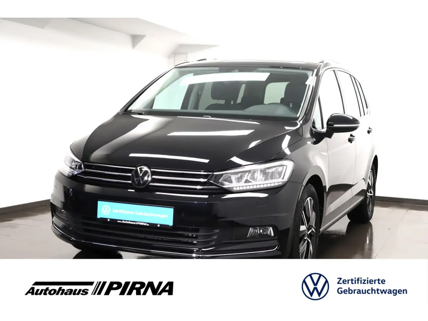 Volkswagen Touran 1.5 TSI Highline Panorama LED ACC Schwarz - 1