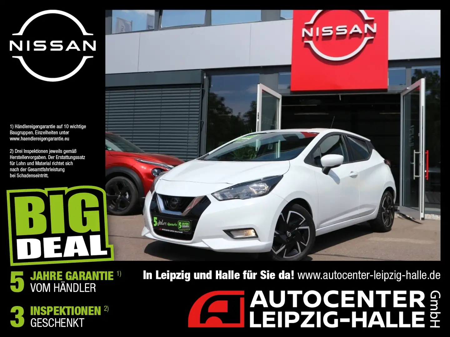 Nissan Micra 1.0 IG-T N-Way Navi SHZ PDC Klimaauto GRA Weiß - 1