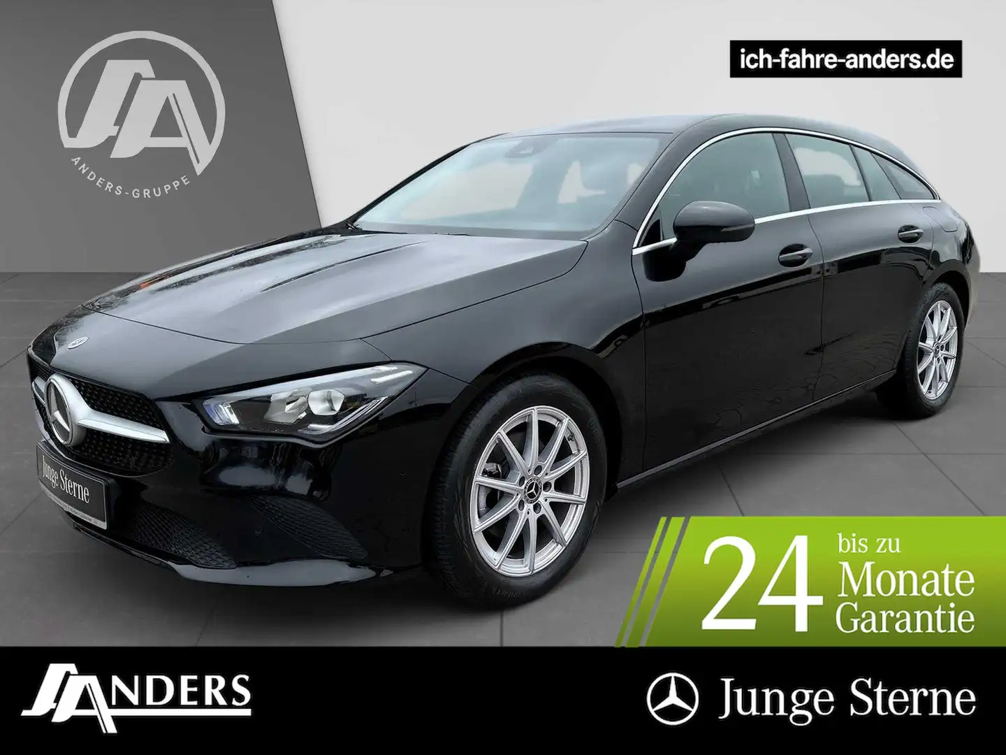 Mercedes-Benz CLA 200 d SB MBUX+SHZ+LED+PDC+AHK+Apple+Tempomat Fekete - 1
