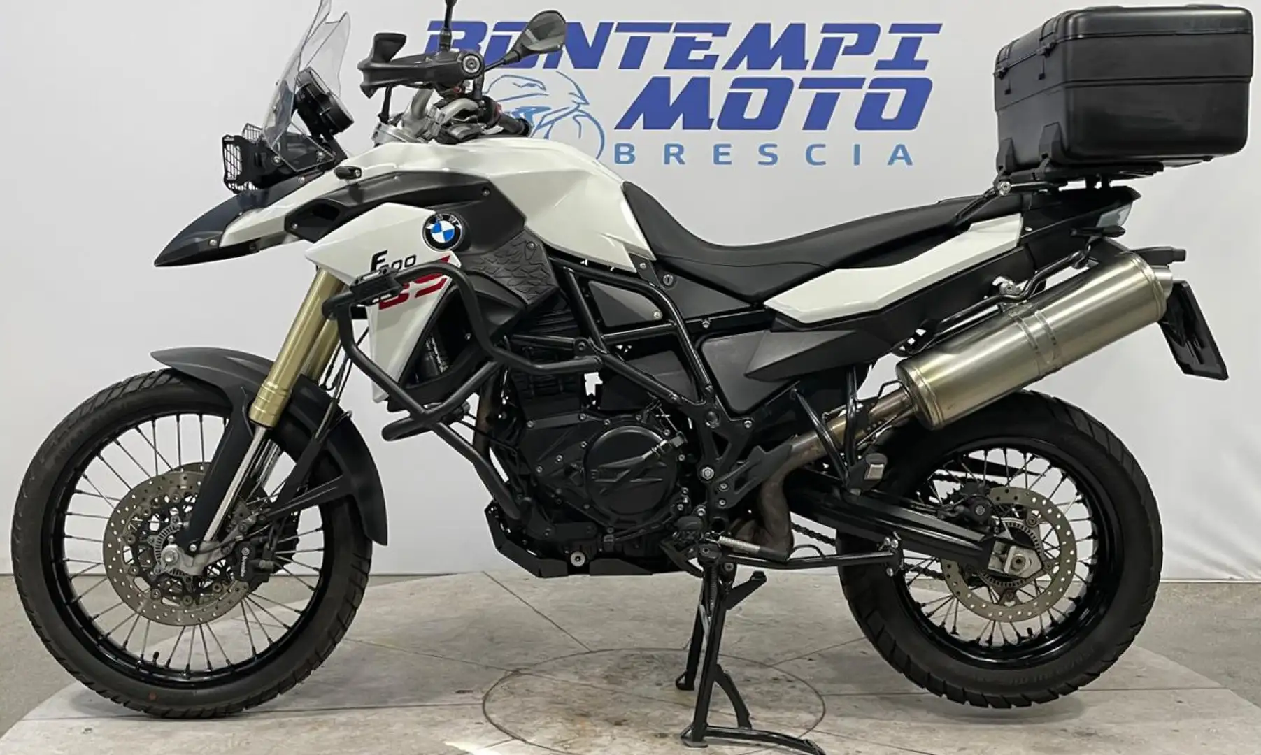 BMW F 800 GS 2013 + BAULE VARIO BMW Blanc - 2