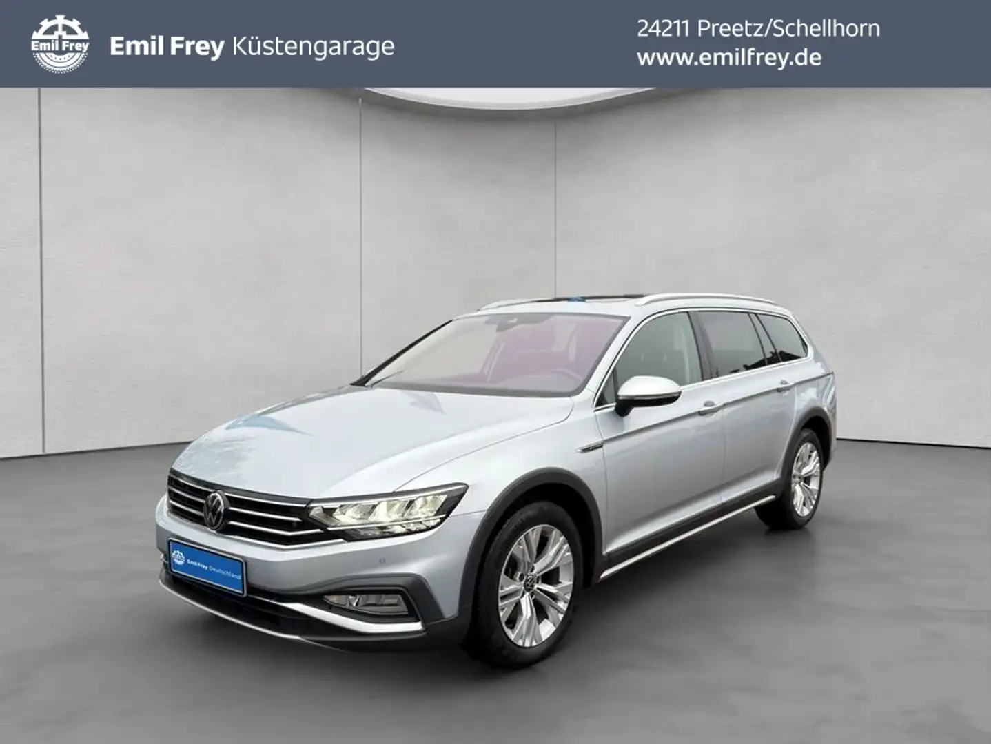 Volkswagen Passat Alltrack 2.0 TDI DSG LED Navi Pano ACC Silber - 1