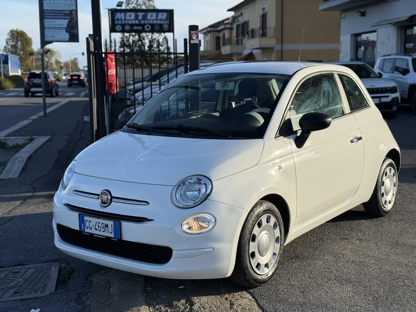 Fiat 500 1.0 hybrid Cult 70cv Vettura 1 Proprietario Bianco - 1