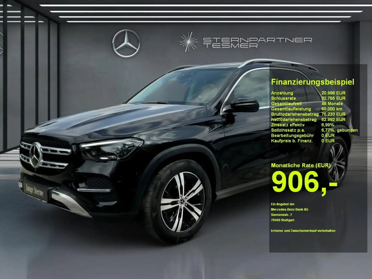 Mercedes-Benz GLE 450 4M Airmatic AHK HUD Pano. MutliB. Burm. Noir - 1