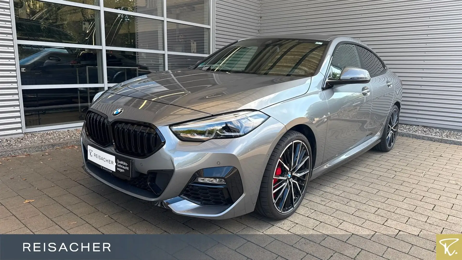 BMW 218iA Gran Coupé M-Sport Navi H&K LED DAB RüKa Grau - 1