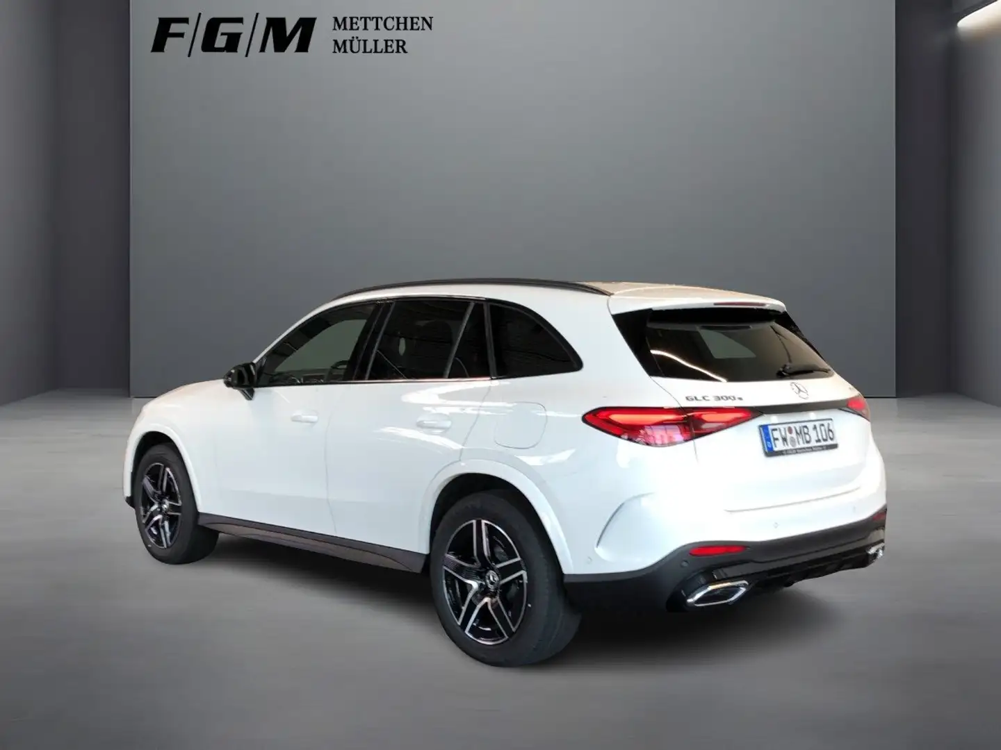 Mercedes-Benz GLC 300 e 4Matic AMG Line Burm|DigiLight|S-Dach Weiß - 2