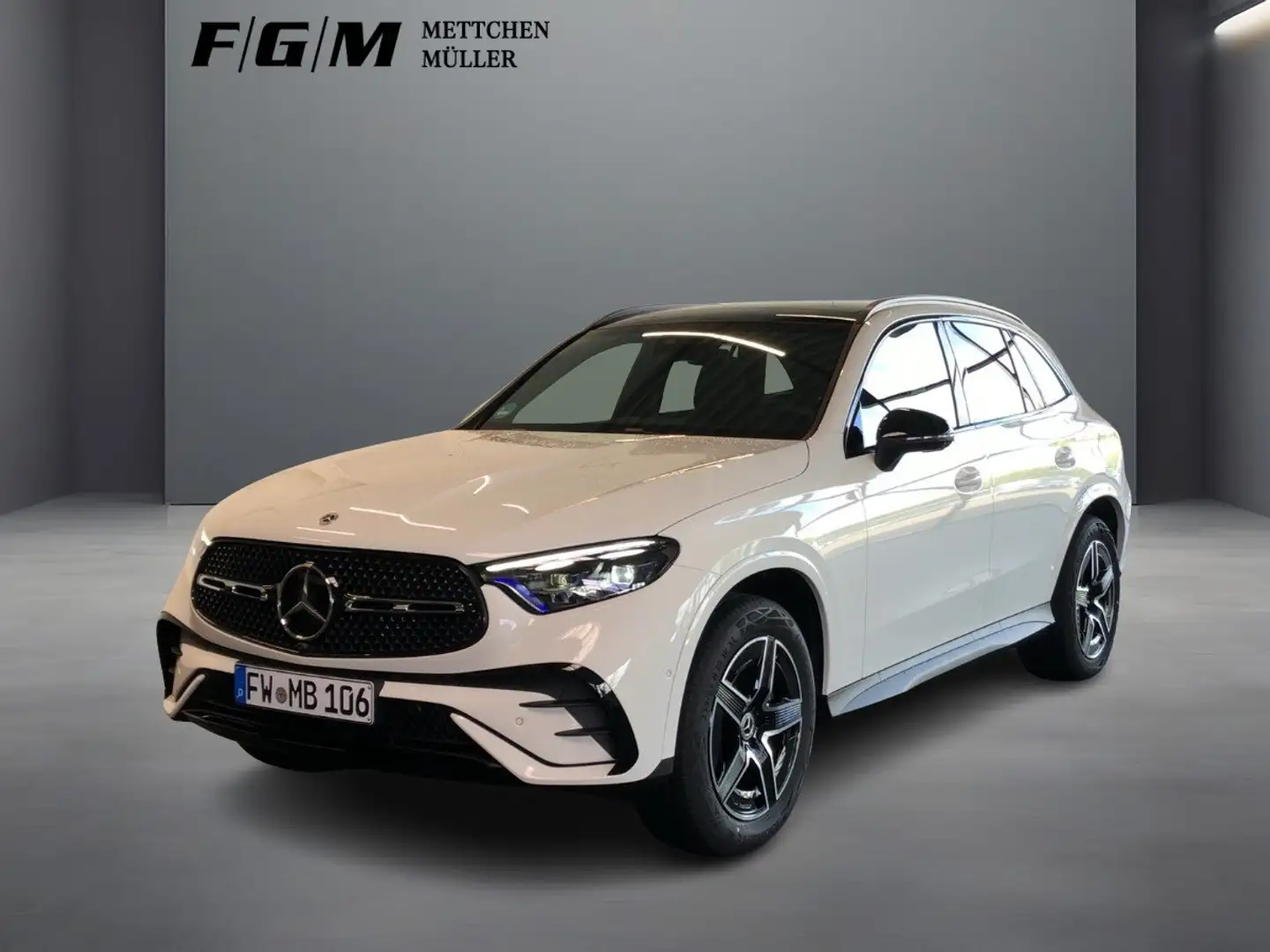 Mercedes-Benz GLC 300 e 4Matic AMG Line Burm|DigiLight|S-Dach Weiß - 1