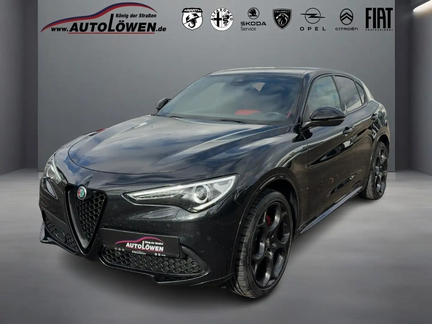 Alfa Romeo Stelvio 2.0 Turbo 16V Veloce Q4 (EURO 6d) Noir - 1