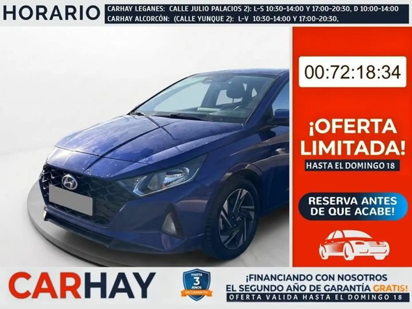 Hyundai i20 Essence Azul - 1