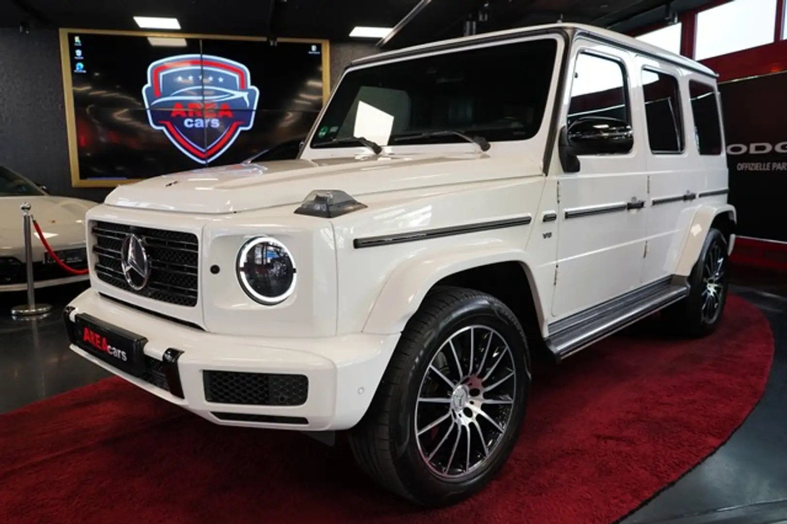 Mercedes-Benz G 500 AMG Line BURM STHZG 360° MB GRNT MASS CARBON Wit - 1