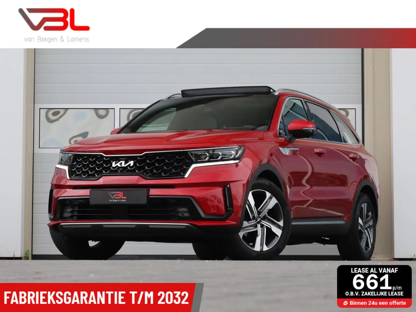 Kia Sorento 1.6 T-GDI 265PK Plug-in Hybrid 4WD ExecutiveLine 7 Roşu - 1