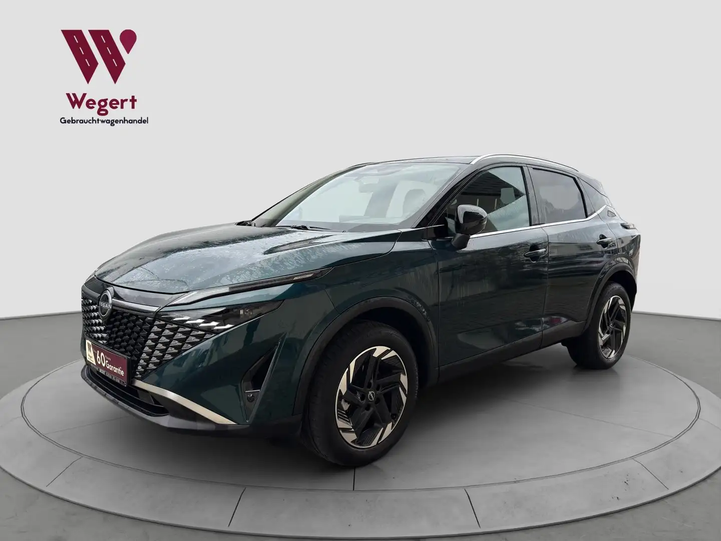 Nissan Qashqai N-Connecta*360°*ACC*SPUR*LENKRADHEIZ*NAV Grün - 1
