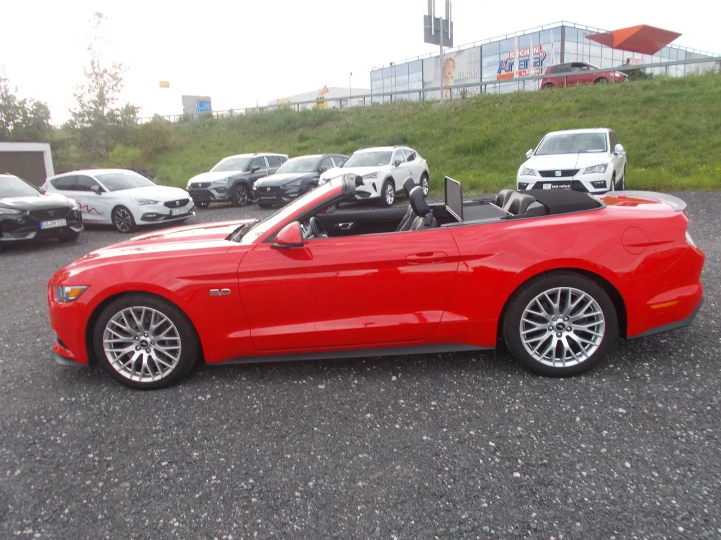 Ford Mustang GT 5.0Ti-VCT V8 Cabrio Deutsches Modell Rot - 2