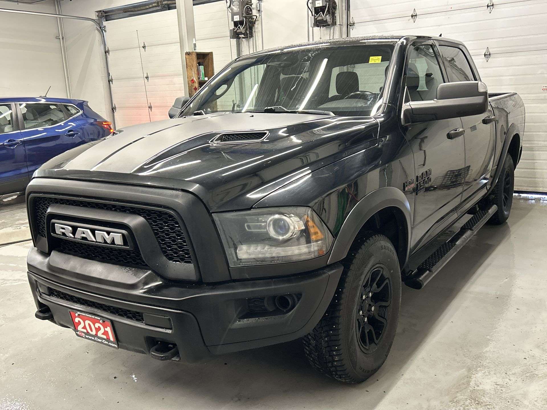 Black 2021 RAM 1500 Pickup Truck Four-Wheel Drive Automatic