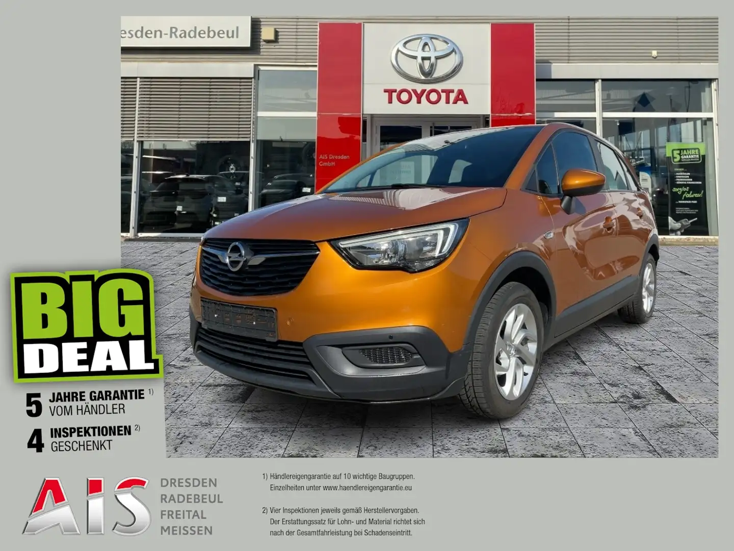 Opel Crossland 1.2 Edition SpurH*PDC*SHZ Orange - 1