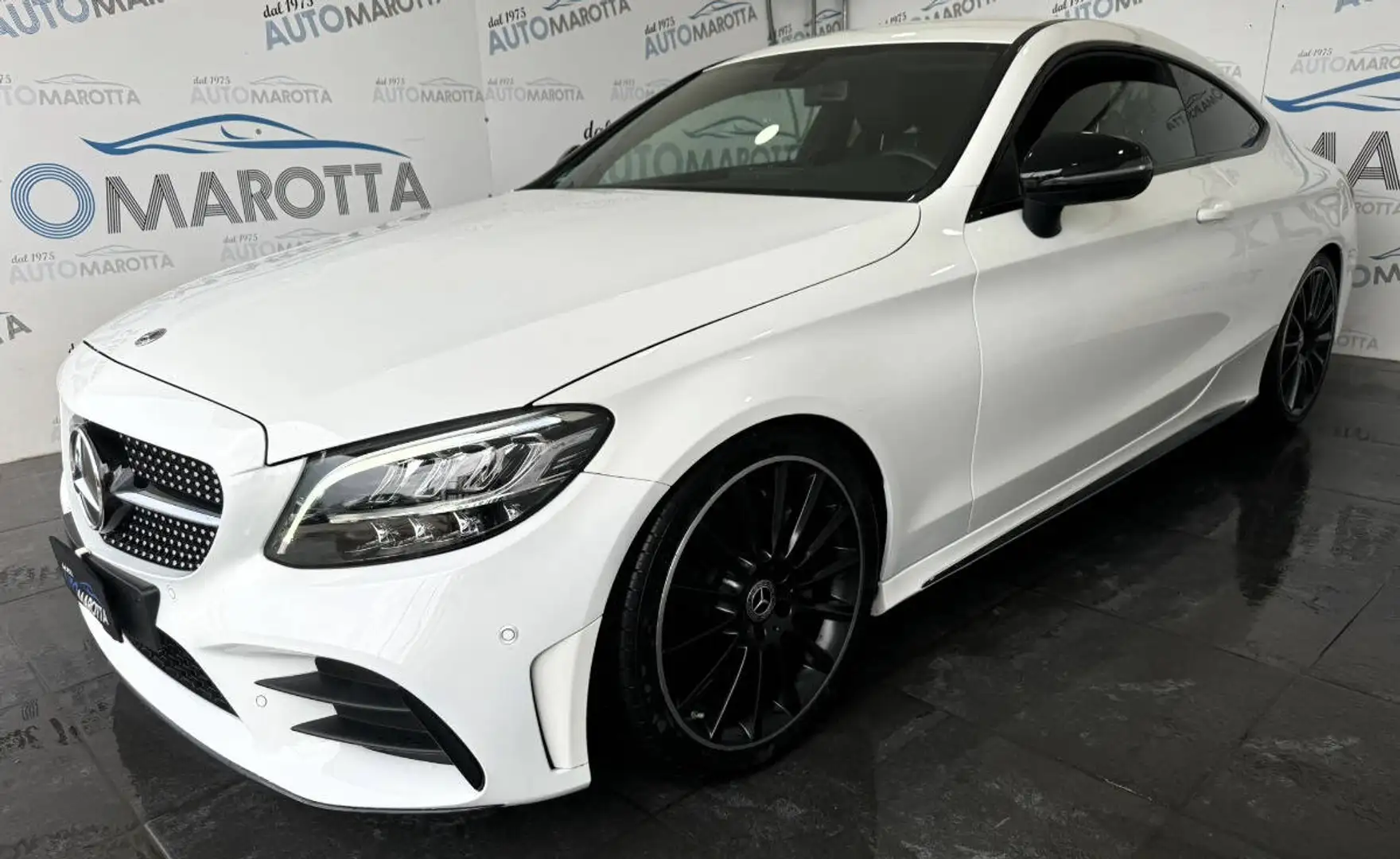 Mercedes-Benz C 300 C coupe 300 d Premium Plus 4matic auto Bianco - 1