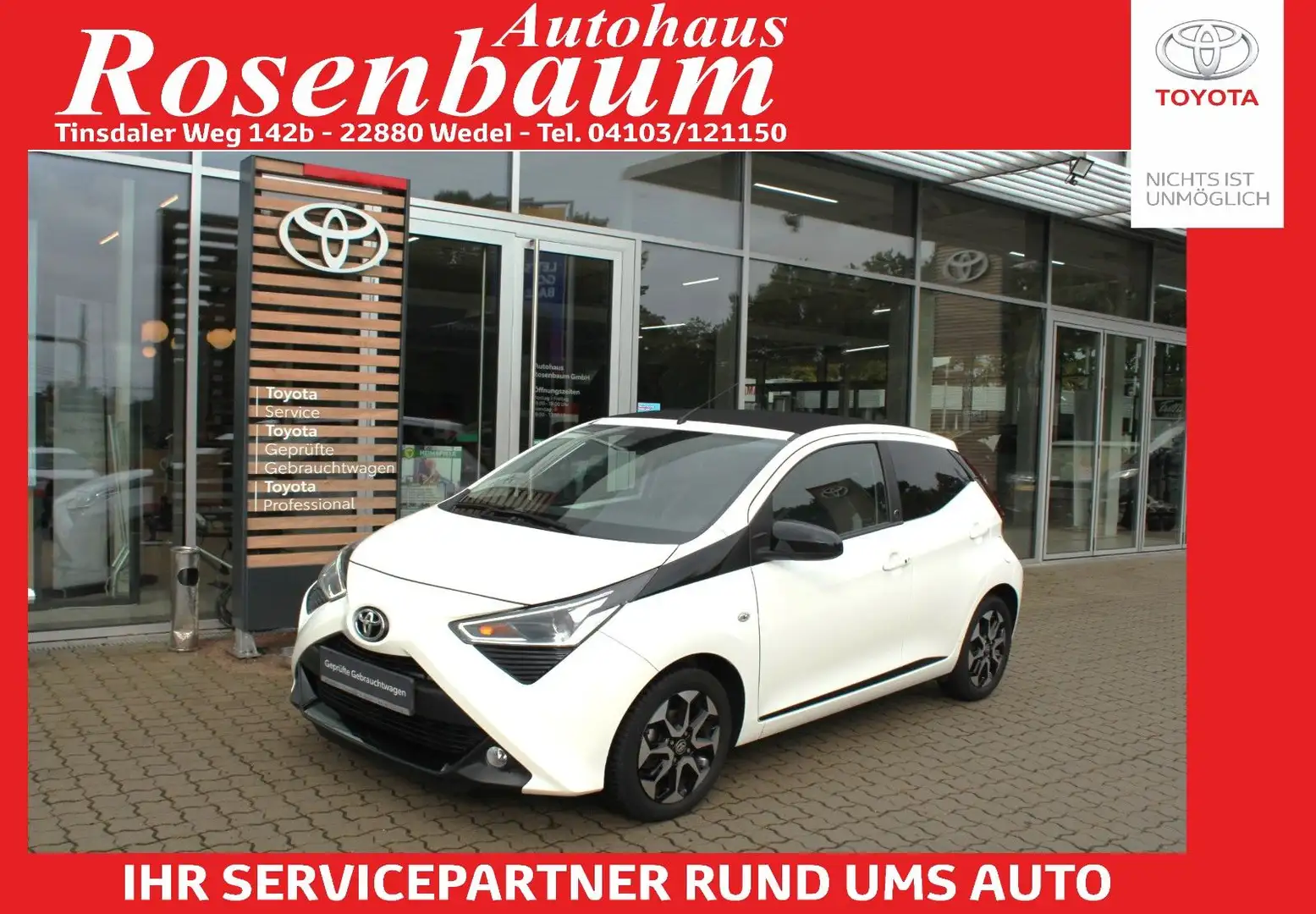 Toyota Aygo AYGO x-play Team D/LED/KAMERA/EL-FALTDACH* Weiß - 1