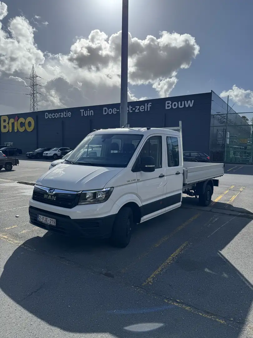 MAN TGE 3.140 Openlaadbak LONG DUBBEL CABİNE AUTOMATIC - 1