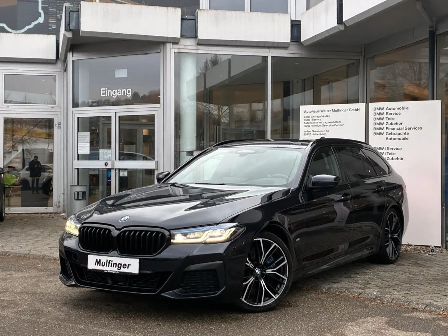 BMW 530 d xDr.T. M Sport ACC HUD Laser Kamera H/K AHK Noir - 2