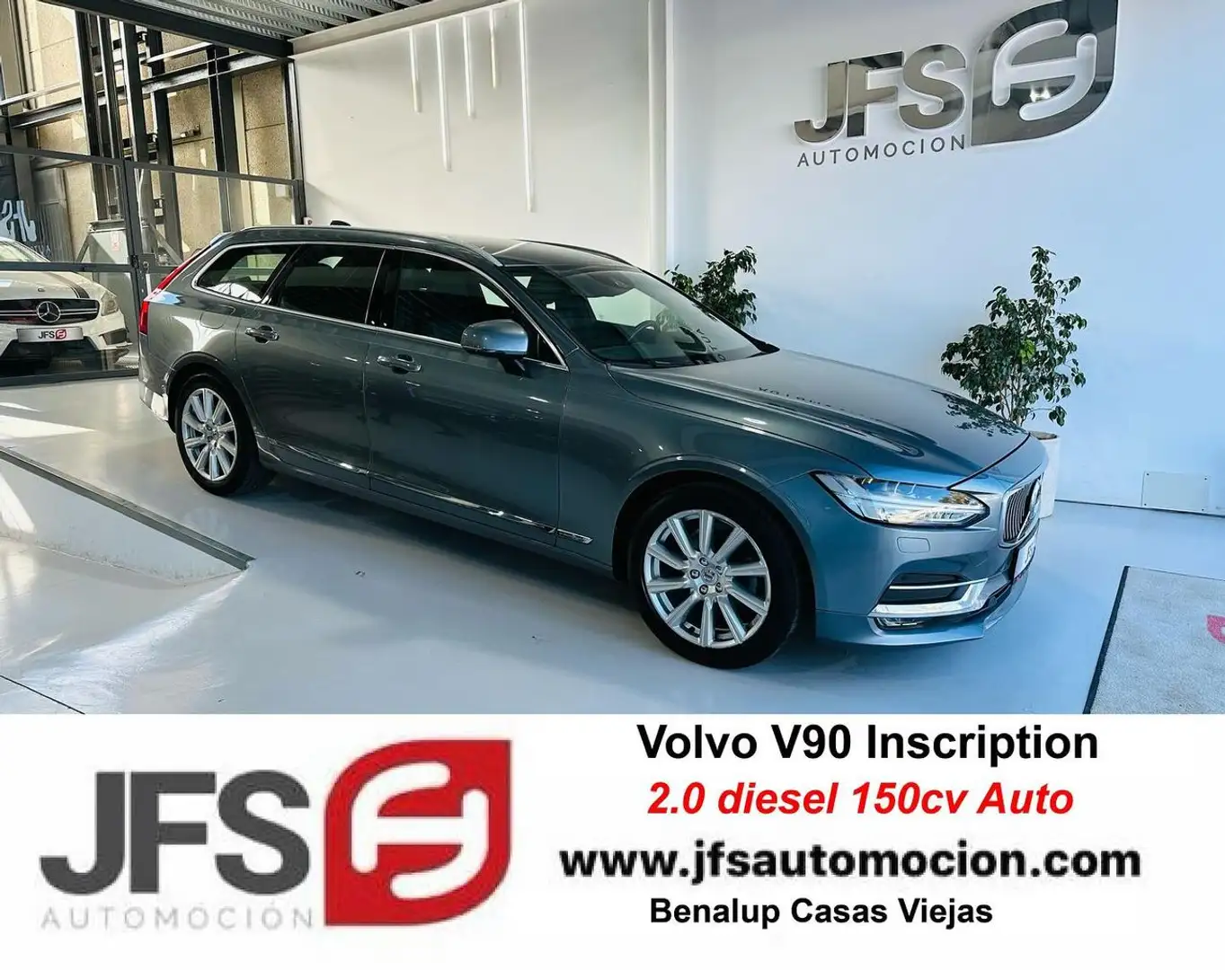 Volvo V90 D4 Inscription Aut. 190 Gris - 1
