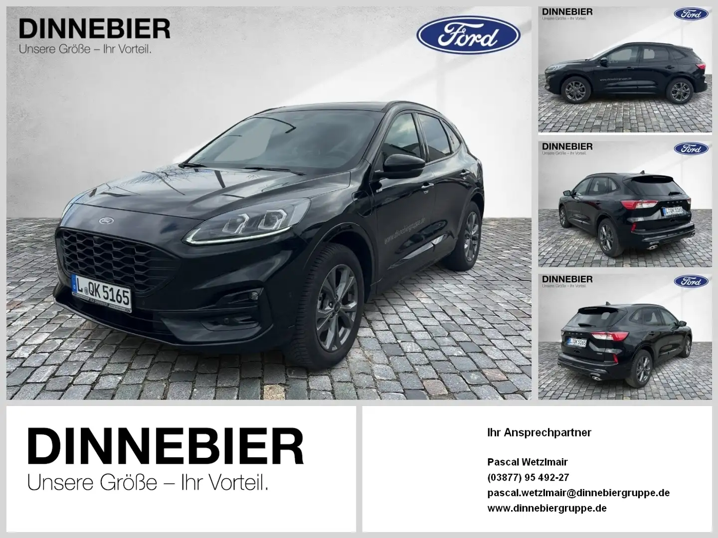 Ford Kuga ST-Line X LED+AHK+Kamera+Winterpaket Schwarz - 1