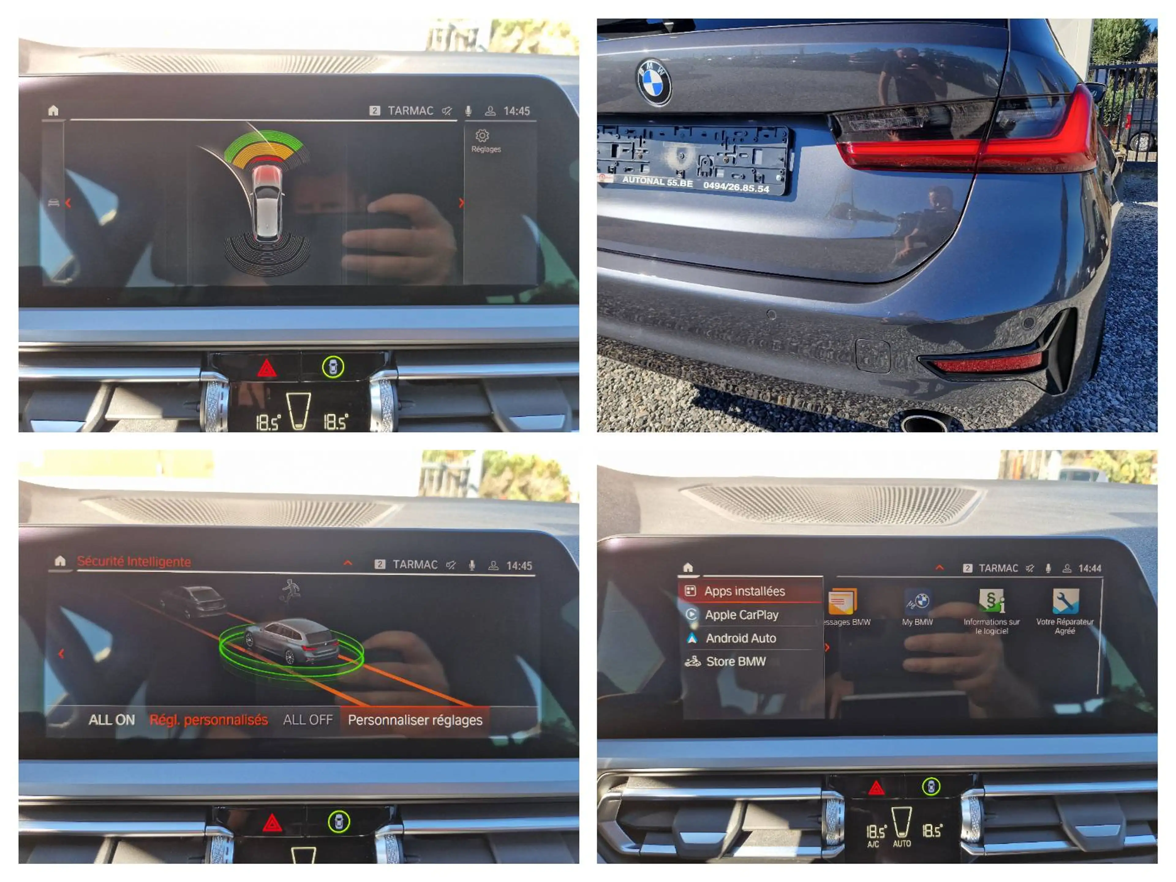 BMW 316 D Touring 122CH*1°PROPRIO*CARNET*XENON*GPS*COCKPIT*CUIR*CARPLAY — photo 9