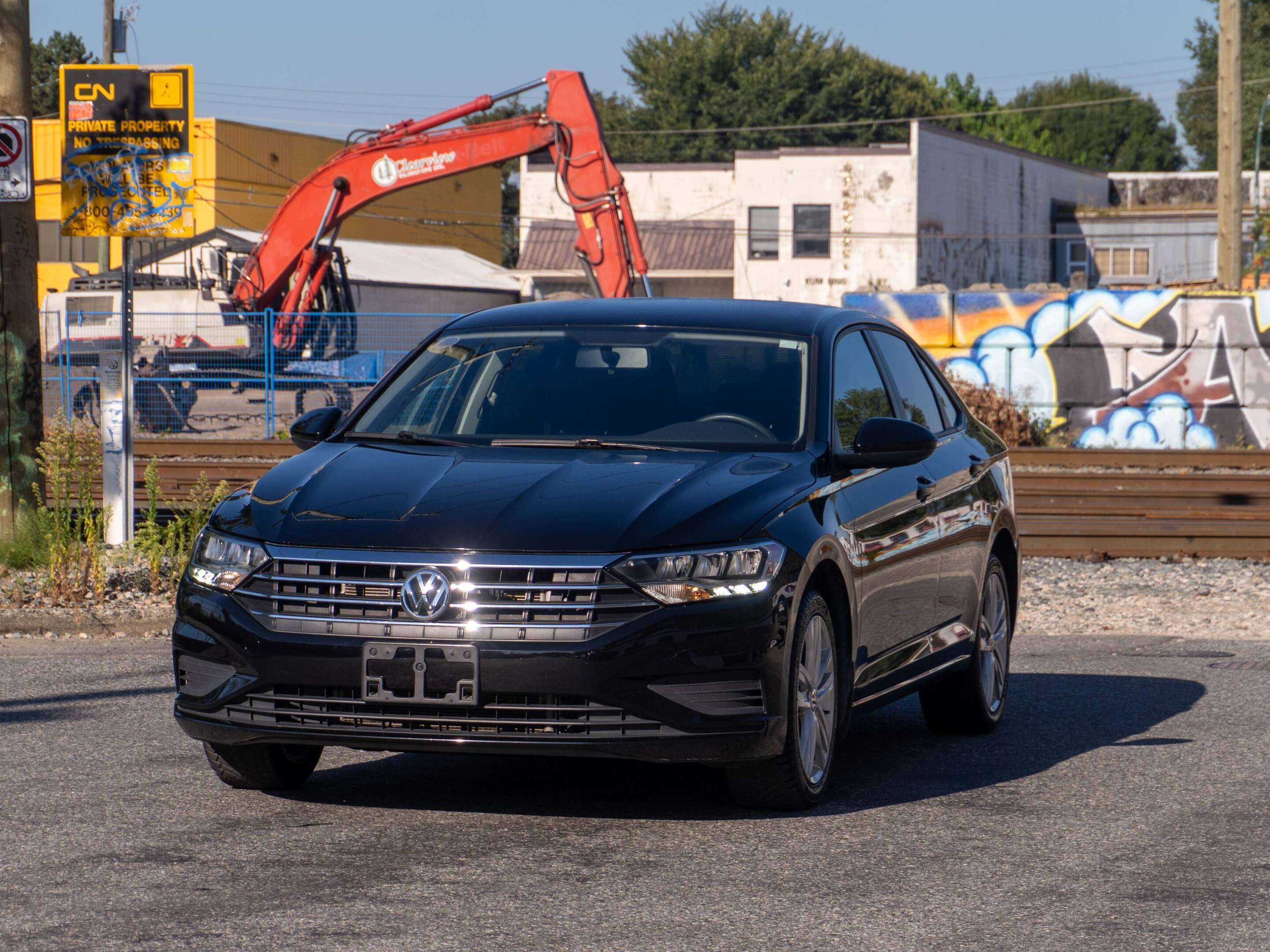 Black 2019 Volkswagen Jetta Sedan  Manual
