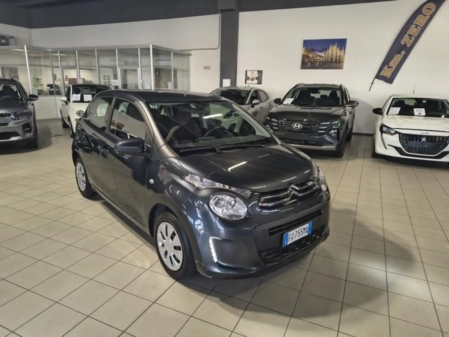 Citroen C1 VTi 68 5 porte Shine NEOPATENTATI Grigio - 1