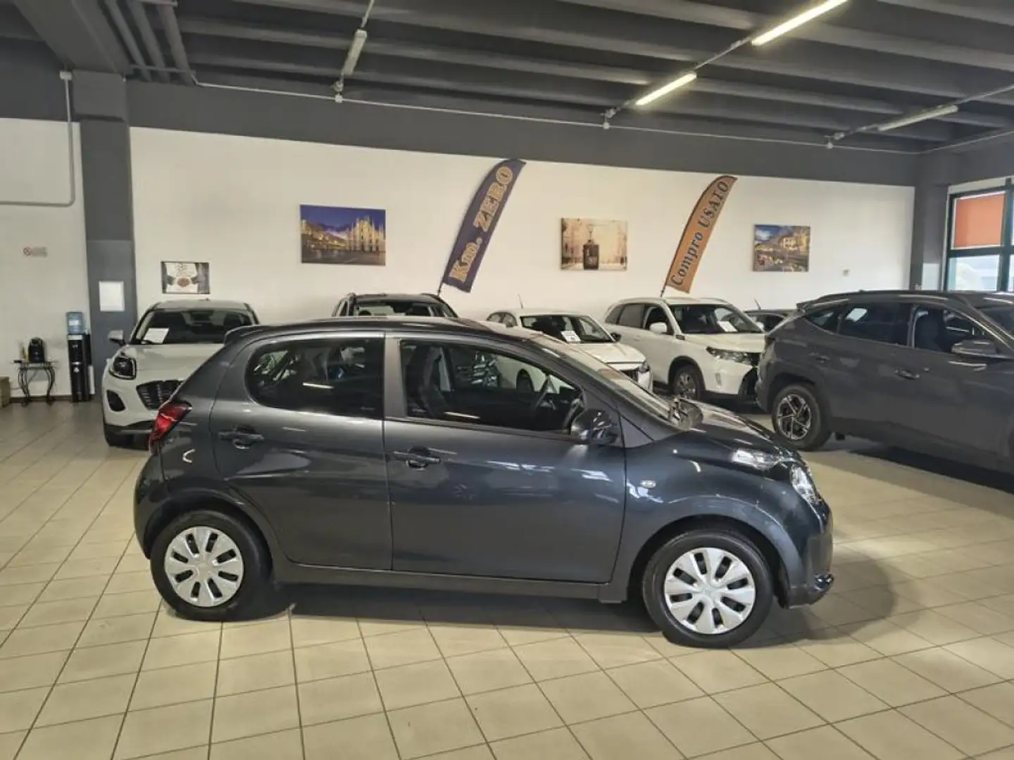 Citroen C1 VTi 68 5 porte Shine NEOPATENTATI Grigio - 2
